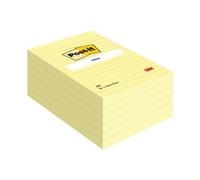 Post-it Notes XXL 101x152mm Lined Canary Yellow (Pack of 6) 660