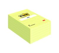 Post-it Notes XXL 101x152mm Lined Canary Yellow (Pack of 6) 660 - 660