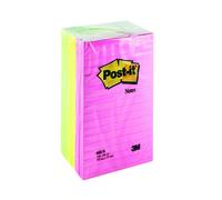 Post-it Notes XXL 101x152mm Lined Neon Assorted (Pack of 6) 660N - 660-N