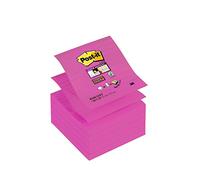 POST-IT Pack 5 BLOCS Super Sticky ZNOTES Fucsia RAYADO tamaño Extra Grande 101X101