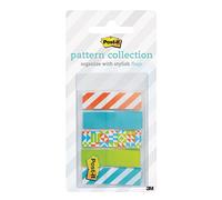 Post-it Flags, Gradient Color.47 in x 1.7 in, 100 Flags per Dispenser (684-GRDNT),Assorted Gradient Designs