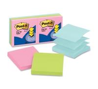 Post-it Pop-up Notes R330AP - POP-UP REFILLS, 3 X 3, THREE PASTEL COLORS, 6 100-SHEET PADS/PACK