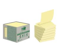 Post-it Recycled Z-Notes 76 x 76 mm Canary Yellow 6 Pads of 100 Sheets