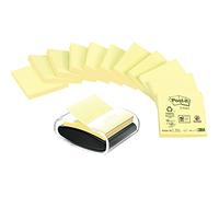 Post-it Recycling Z-Notes Dispenser, Anthracite/Transparent