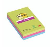 Post-It S/Sticky Ruled 101X152MM PK3