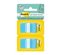Post-it Standard Page Flags in Dispenser 1in Wide, Blue 100 Flags, 680-BE2