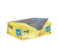 Post-it Sticky Notes 127 x 76 mm Canary Yellow Value Pack 100 Sheets 16 + 4 Free