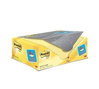 Post-it® Sticky Notes 127x76mm Yellow 100 Sheets (20 Pads) You will receive 1 Pack of 20 Pads