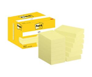 Post-it Sticky Notes 656-CY 51 x 76 mm 100 Sheets Per Pad Yellow Pack of 12
