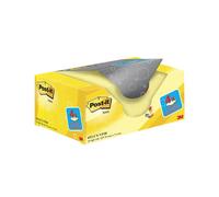 Post-it Sticky Notes Canary Yellow 38x51mm Value Pack of 20 + 4 Free Notes