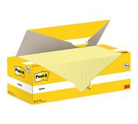 Post-it Sticky Notes Canary Yellow 76 x 76 mm Pak of 24 Pads of 100 Sheets Value Pack 18+6 FREE