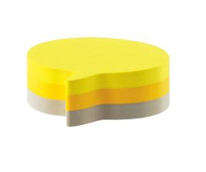 Post-it Sticky Notes Cube 70 x 70 mm Speech Bubble Assorted Colours 225 Sheets