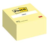 Post-it Sticky Notes Cube 76 x 76 mm Canary Yellow 450 Sheets