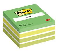 Post-it Sticky Notes Cube 76 x 76 mm Pastel Green 450 sheets