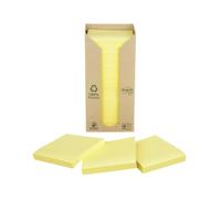 Post-it Recycled Sticky Notes 654-1T 76 x 76 mm Canary Yellow Pack of 16
