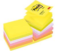Post-it Sticky Z-Notes 76 x 76 mm Assorted 12 Pads of 100 Sheets