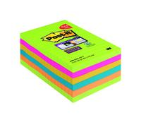 Post-it Super Sticky 101 x 152mm Ultra (Pack of 6) 4690-SSUC-P4+2