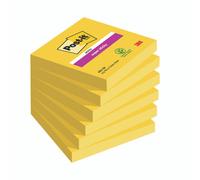 Post-it Notes Super Sticky 76 x 76mm Ultra Yellow (6 Pack) 654-S6
