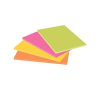 Post-it Super Sticky Notes 101 x 152 mm Assorted Rectangular Plain 4 Pads of 45 Sheets
