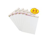 Post-it Super Sticky Meeting Charts 4+2 White Pack of 6 7100400570