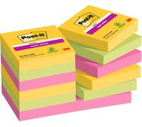 Post-it Super Sticky Notes, 1080 Sheets, Value Pack of 12 Pads - 47.6 x 47.6mm