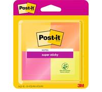 Post-It Super Sticky 47x47mm 45 Sheets Pack of 4 Assorted, none