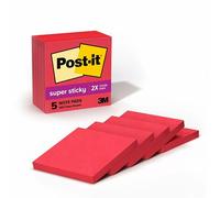 Post-it Super Sticky Notes, 3 x 3-Inches (red)