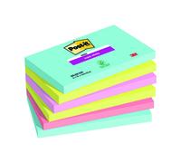 Post-It Super Sticky Notes 76x127mm Miami (Pack of 6) 655-6SS-MIA - 655-6SS-COS