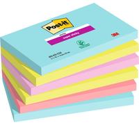 Post-it Super Sticky Notes Cosmic Color Collection, Pack of 6 Pads, 90 Sheets pe