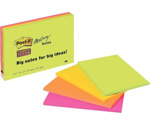 Post-it Super Sticky Notes, Double the Sticking Power, Extra Large, Standard