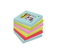 Post-it Cosmic Super Sticky Notes 76 x 76 mm Assorted Colours Square 6 Pads of 90 Sheets