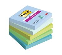Post-it® Super Sticky Notes Oasis 76mm x 76mm Pk5