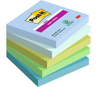 Post-it Super Sticky Oasis Colour 76x76mm 90 Sheet (Pack of 5) 7100258898