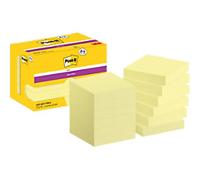 Post-it Super Sticky Notes Square 47.6 x 47.6 mm Plain Yellow 622-SSCY-P8+4 90 Sheets Value Pack 8 + 4 Free