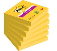 Post-it® Super Sticky Notes Ultra Colours 76 mm x 76 mm 90 Sheets/Pad 6 Pads/Pack 100% PEFC SGSCH-PEFC-COC-110078