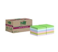 Post-it Super Sticky Recycled Notes 47,6 x 47,6 mm Assorted 70 Sheets Pack of 12 Pads