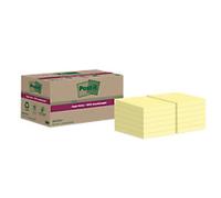 Post-it Super Sticky Recycled Notes 47,6 x 47,6 mm Canary Yellow 70 Sheets Pack of 12 Pads