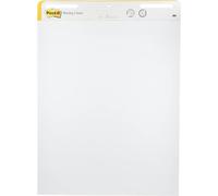 Post-it Super Sticky Self Stick Meeting Chart, White, 63.5 cm x 76.2 cm, Promo Pack, 2 + 1 FREE - For Brainstorming Anywhere and Keeping all Ideas Visible