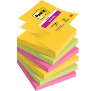 Post-it Super Sticky Z-Notes, Carnival Colour Collection, 76 mm x 76 mm, 90 Shee