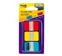 Post-It Tabs, 1 inch Solid, Red, Yellow, Blue, 22 Tabs/Color, 66/Dispenser self adhesive tab Blue, Red, Yellow