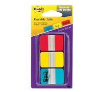 Post-it Tabs 1-inch Solid - 686-RYBT - Red/Yellow/Blue, 36 Tabs On-The-Go Dispenser