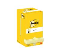 Post-it Z-Notes 76x76mm 100 Sheets Cardboard Canary Yellow (Pack of 12)R330-CY