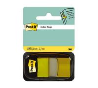 Post-itÃƒÆ’Ã¢â‚¬Å¡Ãƒâ€šÃ‚Â® Index Flags Medium Yellow 25.4 mm x 43.2 mm 50 Flags/Dispenser 1 Dispenser/Pack