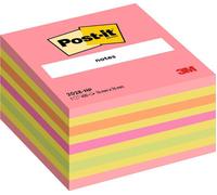 Post-itÃƒâ€šÃ‚Â® Notes Cube Assorted Colours 76 mm x 76 mm 450 Sheets/Pad 1 Pad/Pack 100% PEFC SGSCH-PEFC-COC-110078