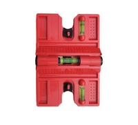 Post Level, Foldable Magnetic Horizontal Ruler, Composite Leveling Tool, Sturdy Precision Measuring Gauge, Adjustable Angle Spirit Level for Carpentry, Workshop, Plumbing, Construction