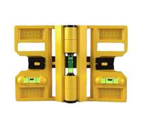Post Leveler Tool - Adjustable Folding Magnetic Spirit Levels, Magnetic Post, Pipe, Column and Corner Levelling Spirit Level for Window Installation Furniture Flooring Repair Fixing Outdoor Home