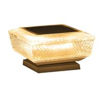 Post Lights Solar Powered, Waterproof Solar Garden Lights, Energy-Efficient Lamp for Post Garden Patio Backyard Porch Driveway Path Staircase Gate Balcony