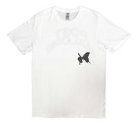 Post Malone Men's 2023 Tour Curved Logo T-Shirt in White | Size: Large Post Malone White L