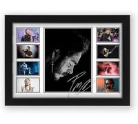 Post Malone Signed Poster Print - Limited Edition Autograph Fan Gift - Collectible Memorabilia Merchandise (Framed A4 (30x21cm))
