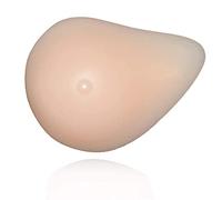 Post Mastectomy Self-Adhesive Silicone Breasts Prosthesis Bra Pads Enhancer Inserts Fake Boobs Forms for Breast Cancer Patient Non-Nippled Women And Crossdressers Prostheses ,Left Side Only,CupF :600g
